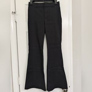 Zara Black High-Rise Flared Pants